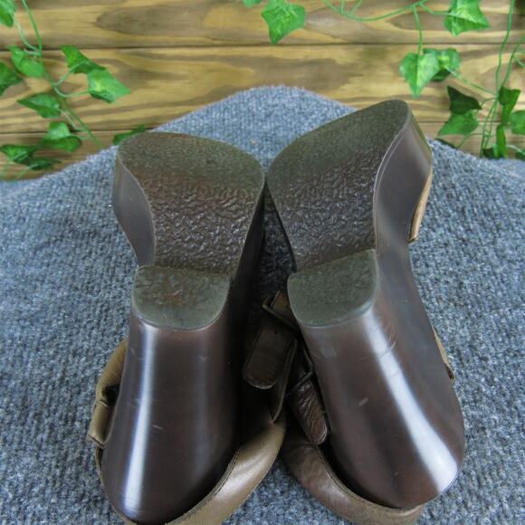 Steve Madden Women's Platform Brown Leather Pump 8.5 Medium Used 2025 - Picture 5 of 6